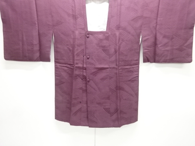 抽象模様織り出し道行コート